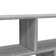 Стенен рафт, сив сонома, 100x25x50 см, инженерно дърво