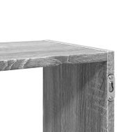 Стенен рафт, сив сонома, 100x25x50 см, инженерно дърво