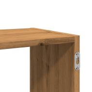 Стенен рафт, дъб артизан, 100x25x50 см, инженерно дърво