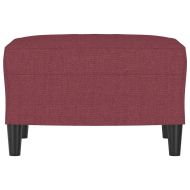 Табуретка, виненочервена, 60x50x41 см, плат