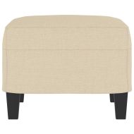 Табуретка, кремава, 60x50x41 см, плат