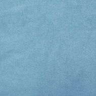 Кръгъл хокер, светлосин, кадифе