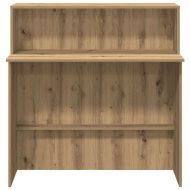 Приемно бюро, дъб артизан, 100x50x103,5 см, инженерно дърво