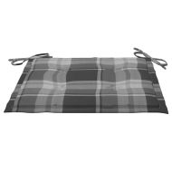 Сгъваеми градински столове, 2 бр, с възглавници, бамбук