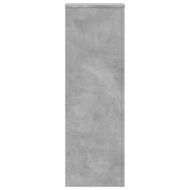 Поставка за растения бетонно сив 33x33x100 см инженерно дърво