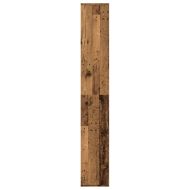 Разделител за стая / библиотека, старо дърво, 67x25x161,5 см