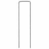 Колчета за земя U-образни 50 бр 15x3,5 см поцинкована стомана