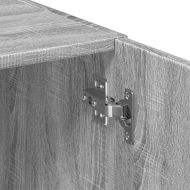 Шкаф за съхранение, сив сонома, 70x42,5x225 см, инженерно дърво