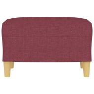 Табуретка, виненочервена, 60x50x41 см, плат