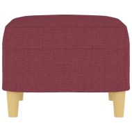 Табуретка, виненочервена, 60x50x41 см, плат