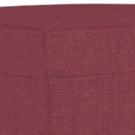 Табуретка, виненочервена, 60x50x41 см, плат