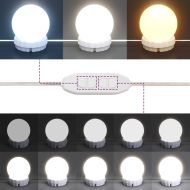Тоалетка с LED, сив сонома, 100x40x120 см