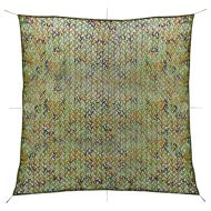 Камуфлажна мрежа с чанта за съхранение, 5х5 м, зелена