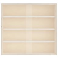 Дървена колекционерска витрина с врати 40x8,5x37 см