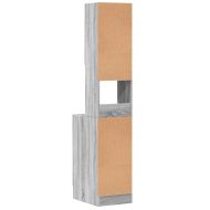 Кухненски шкаф, сив сонома, 35x50x180 см, инженерно дърво