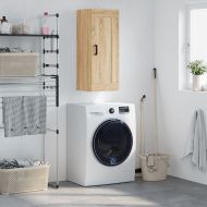 Стенен шкаф, дъб сонома, 34,5x34x90 см, инженерно дърво