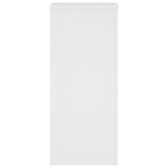 Стойки за растения 2 бр бели 30x30x70 см инженерно дърво