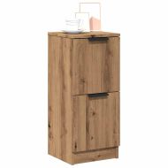 Сайдборд, дъб артизан, 30x30x70 см, инженерно дърво