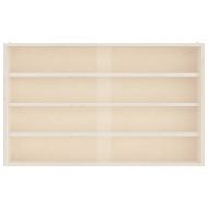 Дървена колекционерска витрина с врати 60x8,5x37 см