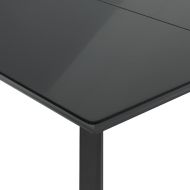 Градински комплект 7 части с възглавници светлосив полиратан