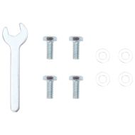 Основа за чадър Ø38/48 мм прът сребристо стомана