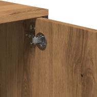 ТB шкаф с чекмедже, дъб артизан, 200x25x44 см, инженерно дърво