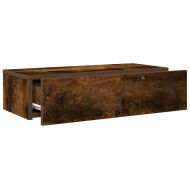 Стенен рафт с чекмеджета 60x26,5x15 см инженерно дърво