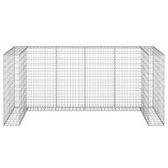 Габионна стена за контейнери поцинкована стомана 254x100x110 см