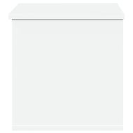 Кутия за съхранение, бяла, 60x35x35 см, инженерна дървесина