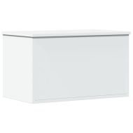Кутия за съхранение, бяла, 60x35x35 см, инженерна дървесина