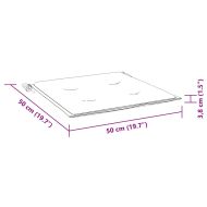 Градински столове с възглавници, 2 бр, тик масив и стомана