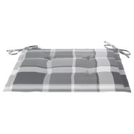 Градински столове 4 бр с възглавници тиково дърво масив