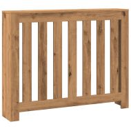 Капак за радиатор, дъб артизан, 104x20x82 см, инженерно дърво