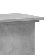 Поставка за растения бетонно сив 33x33x100 см инженерно дърво