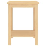 Нощно шкафче, естествен, 35x30x47 см, бор масив