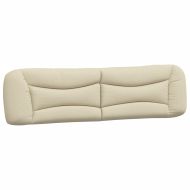 Легло с матрак Hvar, кремаво, 200x200 см, плат