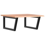 Стенен рафт за мивка, стомана и масивно дърво дъб