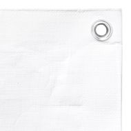 Брезент, 260 г/м², 6x8 м, бял, HDPE