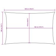 Платно-сенник, Оксфорд текстил, правоъгълно, 2x5 м, таупе