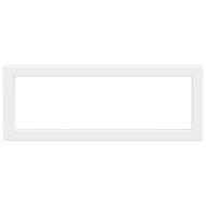 Рафтови скоби за мивка, 2 бр, бял, правоъгълни, стомана