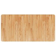 Стенен рафт за мивка, стомана и масивно дърво дъб