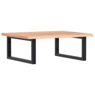 Стенен рафт за мивка, стомана и масивно дърво дъб