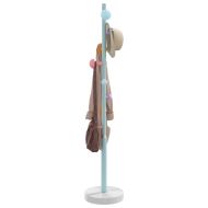 Закачалка за връхни дрехи синя 172 см прахово боядисано желязо