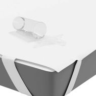 Протектор за матрак, бял, 200x220 см, водоустойчив