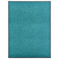 Перима изтривалка, синьо-зелена, 90x120 см