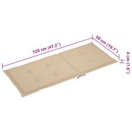 Люлеещ се стол с възглавница, бамбук