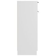 Шкаф за баня, бял, 32x33,5x90 см, инженерно дърво