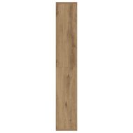 Библиотека, дъб артизан, 60x20x120,5 см, инженерно дърво