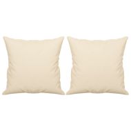 3-местен диван с възглавници бежов 180 см микрофибърен плат