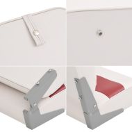 Сгъваеми седалки за лодки 2 бр с висока облегалка 44x38x55 см